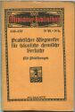 Miniatur-Bibliothek Nr. 156/157 - Praktischer Wegweiser für häusliche chemische Versuche