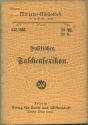 Miniatur-Bibliothek Nr. 235/236 - Politisches Taschenlexikon