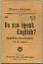 Miniatur-Bibliothek Nr. 348 - Do you speak English? von R. Anton