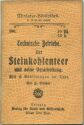 Miniatur-Bibliothek Nr. 390 - Technische Betriebe Der Steinkohlenteer und seine Verarbeitung