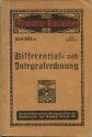 Miniatur-Bibliothek Nr. 529-533a - Differenzial- und Integralrechnung