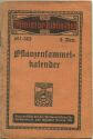 Miniatur-Bibliothek Nr. 561-562 - Pflanzensammelkalender von Hans Konwirzka