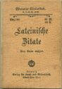 Miniatur-Bibliothek Nr. 698/700 - Lateinische Zitate von Cato major