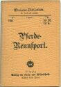 Miniatur-Bibliothek Nr. 720 - Pferderennsport