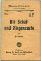 Miniatur-Bibliothek Nr. 734 - Die Schaf- und Ziegenzucht