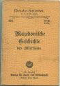 Miniatur-Bibliothek Nr. 803 - Mazedonische Geschichte des Altertums