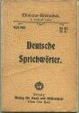 Miniatur-Bibliothek Nr. 859/861 - Deutsche Sprichwörter
