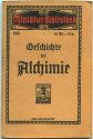 Miniatur-Bibliothek Nr. 890 - Geschichte der Alchimie