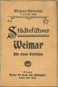 Miniatur-Bibliothek Nr. 911 - Städteführer Weimar mit einem Stadtplan