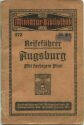 Miniatur-Bibliothek Nr. 972 - Reiseführer Augsburg
