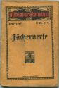 Miniatur-Bibliothek Nr. 1039-1040 - Fächerverse