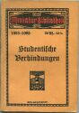 Miniatur-Bibliothek Nr. 1083-1085 - Studentische Verbindungen