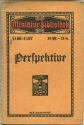 Miniatur-Bibliothek Nr. 1166-1167 - Perspektive mit 28 Abbildungen