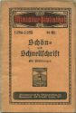 Miniatur-Bibliothek Nr. 1184-1185 - Schön- und Schnellschrift mit Abbildungen