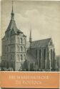 Rostock 1964 - Die Marienkirche - Das christliche Denkmal Heft 6 - 32 Seiten