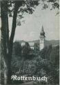 Pfarrkirche Rottenbuch 1957 - 16 Seiten mit 10 Abbildungen