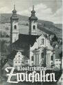 Klosterkirche Zwiefalten 1953 - 16 Seiten mit 15 Abbildungen