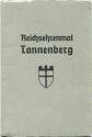 Reichsehrenmal Tannenberg - Text Hansgeorg Buchholtz Lötzen - 20 Seiten