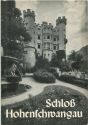 Schloss Hohenschwangau 1963 - 24 Seiten Text und 22 Abbildungen