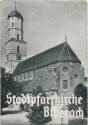 Stadtpfarrkirche Biberach 1950 - 16 Seiten mit 11 Abbildungen