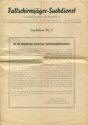 Fallschirmjäger-Suchdienst - Suchdienstleitung Hamburg - Suchliste Nr. 1