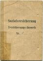 DDR - Sozialversicherung - Versicherung-Ausweis