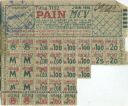 Frankreich - Pain MCV - Brotkarte 1946