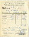 Rechnung/Quittung - Jugendherberge Hugo Gräf Tambach-Dietharz