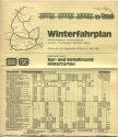 Hinterzarten 1979 - Winterfahrplan der Bundesbahn und Bundespost