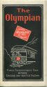 The Olympian 1930 - Queen of De Luxe Transcontinental Trains - Fahrplan