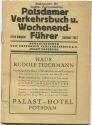 Potsdamer Verkehrsbuch u. Wochenend-Führer - Sommer 1927