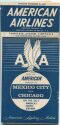 American Airlines - American Airlines de Mexico - Complete System Timetable - 48 Seiten