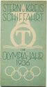 Berlin - Stern und Kreis-Schiffahrt im Olympiajahr 1936 - 50 Seiten 