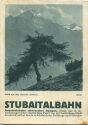 Stubaitalbahn - Fahrplan der elektrischen Linie Stubaitalbahnhof Fulpmes