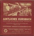 Amtliches Kursbuch - Deutsche Demokratische Republik Sommerfahrplan 1951