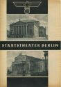 Staatstheater Berlin - Spielzeit 1935/36 - 3 Doppelseiten