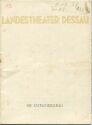 Postkarte - Landestheater Dessau - Spielzeit 1957/58 Nummer 11