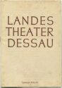 Postkarte - Landestheater Dessau - Spielzeit 1951/52 Nummer 1