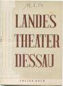 Landestheater Dessau - Spielzeit 1953/54 Nummer 28