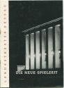 Landestheater Dessau - Spielzeit 1961/62 Spielplanentwurf