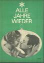 FILM FÜR SIE - Progress-Filmprogramm 9/68 - Alle Jahre wieder