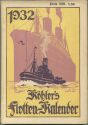 Köhlers Flotten-Kalender 1932 - 304 Seiten mit vielen Abbildungen