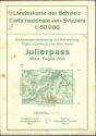 Landkarte der Schweiz - Julierpass