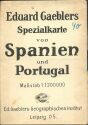 Eduard Gaeblers Spezialkarte von Spanien und Portugal