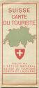 Suisse Carte du Touriste 1931