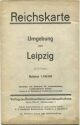 Reichskarte 1925 - Umgebung von Leipzig