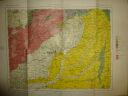 Mapa geologico de Espana ca. 1910 - Tercera Edicion - Segovia Madrid