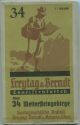 Wettersteingebirge 1951 - Touristenkarten - Blatt 34 Kartographische Anstalt Freytag-Berndt u. Artaria Wien