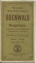 Ravensteins Wege- und Markierungskarte vom Odenwald und der Bergstrasse