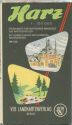 Harz 1963 - Spezialkarte für Kraftfahrer Wanderer und Wintersportler